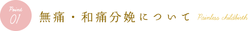 無痛・和痛分娩について